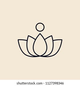 Illustration of a lotus flower