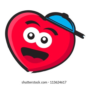 illustration of love character
