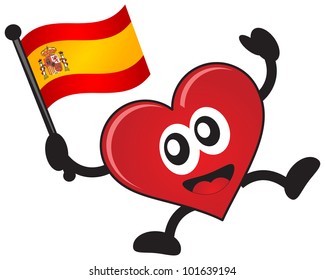 illustration of love country