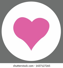 illustration of love flat design
