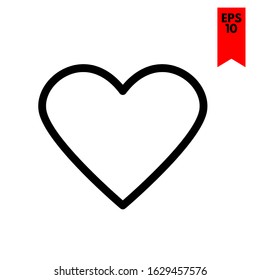 illustration of love flat icon