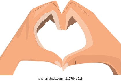 UNA ILUSTRACIÓN DE MANOS DE AMOR