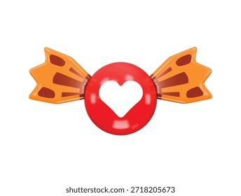 Ilustración de icono de amor Ilustración de render 3d