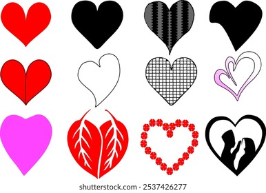 illustration of the love icon. full color vector image of love