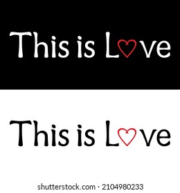 Illustration of a love message on a significant date on a dark and light background, the concept of a sensual inscription of lovers