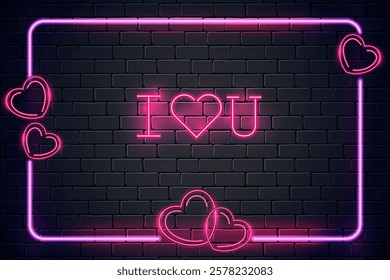 illustration of love and romance heart greetings background for Happy Valentine's Day