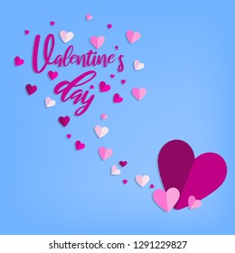 illustration of love and valentine's day. Vector illustration, Wallpaper, flyers, invitation, posters, brochure, banners.