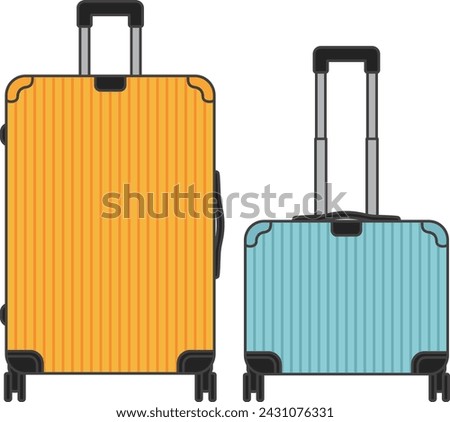 illustration of Luggage suitcase bag Stock foto © 