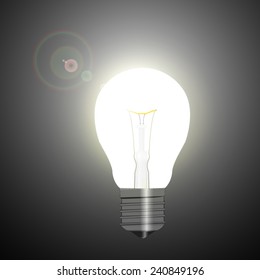 illustration of luminous lamp