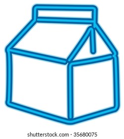 illustration of lunch box on white