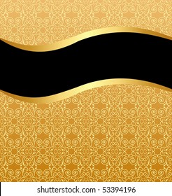 Illustration of luxurious invitation card - vector