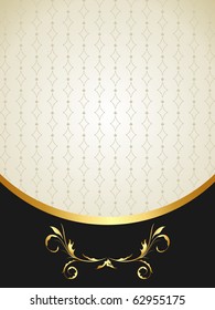 Illustration luxury background for invitation or over design - vector