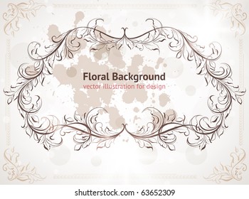 Illustration the luxury gold pattern ornament borders of white background - vector