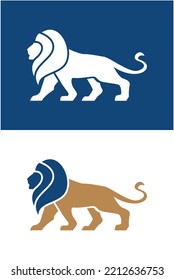 Illustration of luxury lion vector