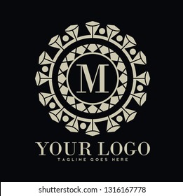 illustration of luxury logo, classic and elegant  designs for industry and business, interior , spa and beauty salons, cosmetic logo, restaurant , cafes, hotels, jewelry, photographic logo, and photog
