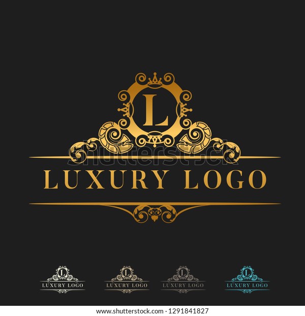 Illustration Luxury Logo Classic Elegant Logo Stock Vector (Royalty ...
