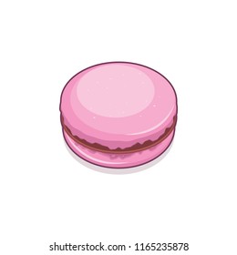 Illustration of a macaron