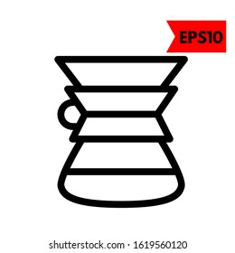 illustration of machine coffee icon