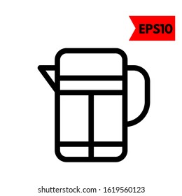 illustration of machine coffee icon