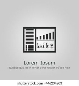 Illustration Of Machine Learning Dashboard Icon. Premium Quality Web Icon.