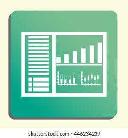 Illustration Of Machine Learning Dashboard Icon. Premium Quality Web Icon.