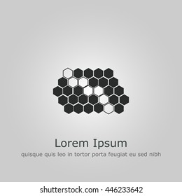 Illustration Of Machine Learning Data Pattern System Icon. Premium Quality Web Icon.