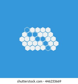 Illustration Of Machine Learning Data Pattern System Icon. Premium Quality Web Icon.