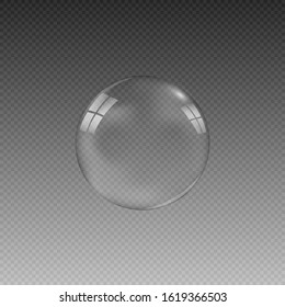 The illustration is made in the form of a drop or soap bubble. The illustration is made on a checkered background.