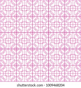 An illustration made of Korean traditional patterns./
Vector pattern illustration. / Asia culture. 