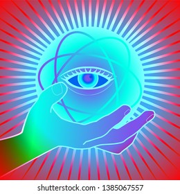illustration of a magic ball