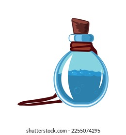 Illustration of magic potion. Fantasy inventory for creating computer game. 