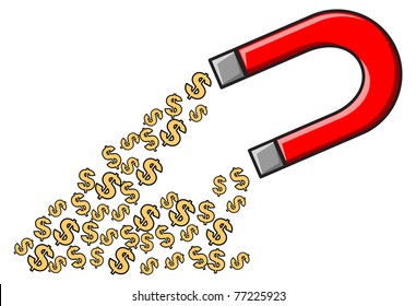 illustration of magnet