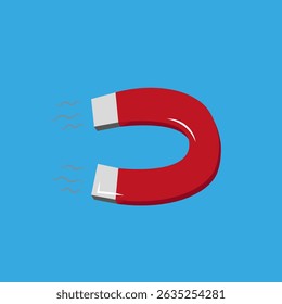 Illustration of a magnet that is suitable as a medium for science learning
