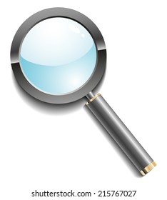 Illustration of a magnifier