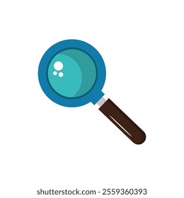 Illustration of a magnifying glass icon. Magnifying magnifying glass zoom zoom icon professionally on white background
