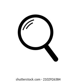 An illustration of a magnifying glass for research