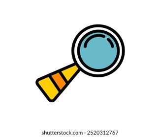 illustration of a magnifying glass, symbolizing search and discovery, perfect for exploring product details or information