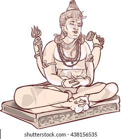 Illustration of a Maha Shivaratri