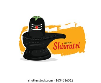 Illustration Of Maha Shivratri Card Design - Vector