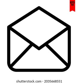illustration of mail design icon