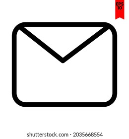 icono de ilustración de diseño de correo