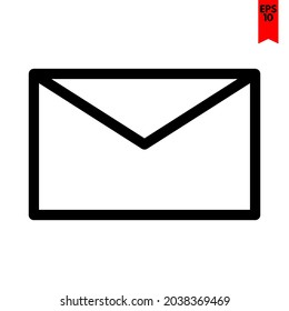 illustration of mail design icon
