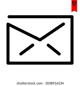 illustration of mail design icon