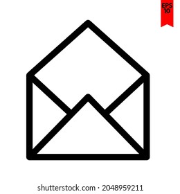 icono de ilustración de diseño de correo