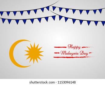 illustration of  Malaysia Day background