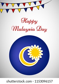 illustration of  Malaysia Day background
