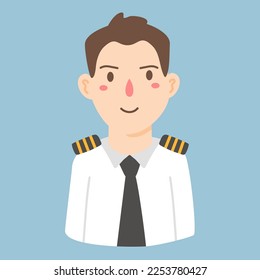 
illustration of male pilot design
