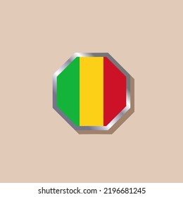 Vorlage für die Mali-Flagge