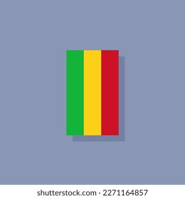 Vorlage für die Mali-Flagge