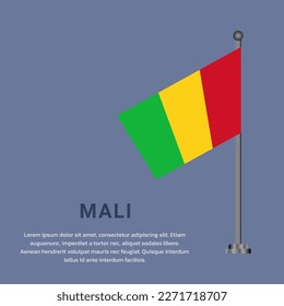 Vorlage für die Mali-Flagge